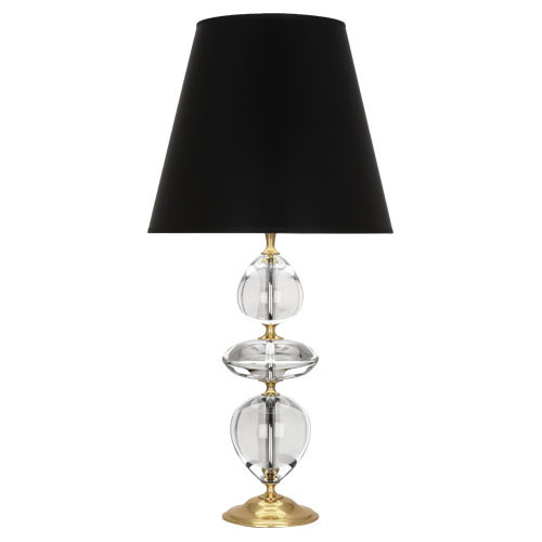 Robert Abbey - 260B - One Light Table Lamp - Williamsburg Orlando - Clear Crystal w/ Modern Brass