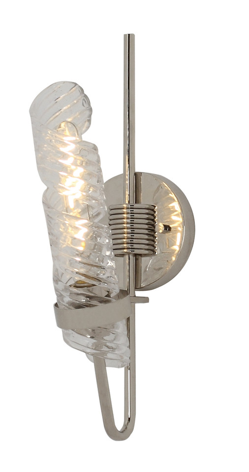 Maxim - 39551CLPN - One Light Wall Sconce - Milano - Polished Nickel