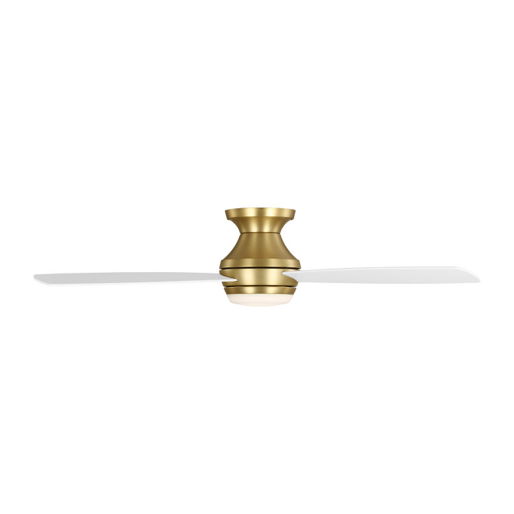 Visual Comfort Fan - 3IKR52BBSD - 52 Ceiling Fan - Ikon 52 Hugger LED - Burnished Brass