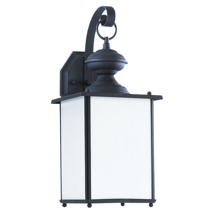 manufacturer_finish:Black|manufacturer_glass:Etched White Tiffany|light_source:Unspecified|light_output:Unspecified|color_temperature:Unspecified|cri:Unspecified