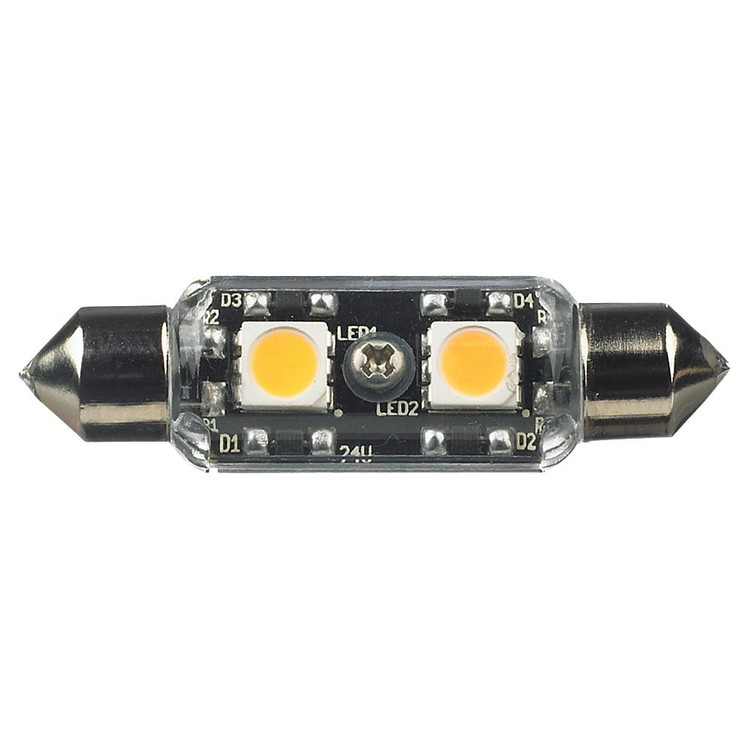 Visual Comfort Studio - 96116S-33 - Lx LED Frosted Festoon Lamp - 2700K 12v - Satin White