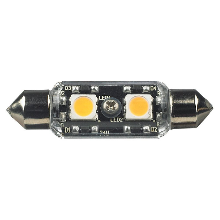 Visual Comfort Studio - 96118S-33 - Lx LED Frosted Festoon Lamp - 3000K 12v - Ambiance Lx LED Festoon - Satin White