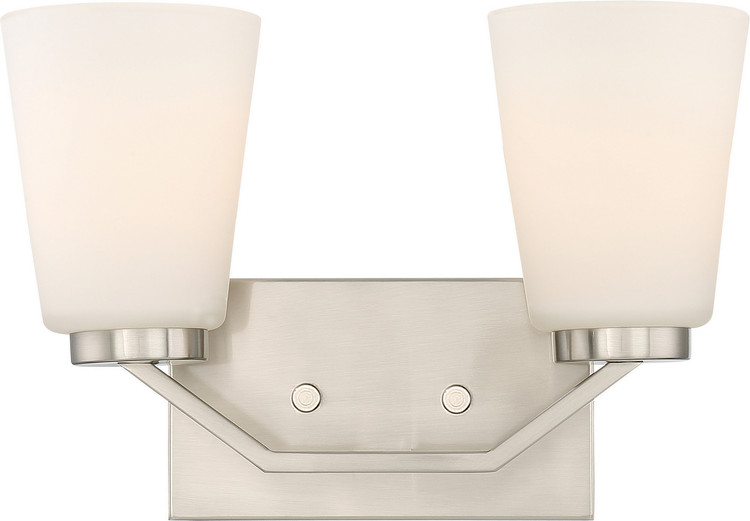 Nuvo Lighting - 60-6242 - Two Light Vanity - Nome - Brushed Nickel