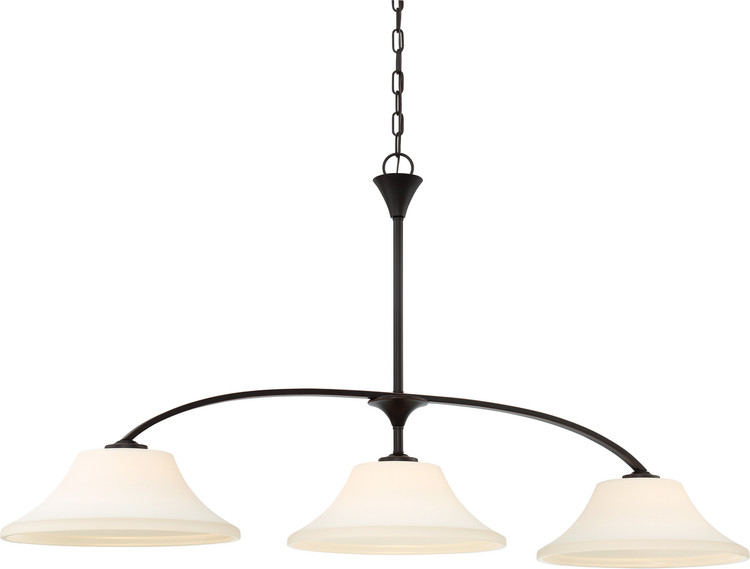 Nuvo Lighting - 60-6308 - Three Light Island Pendant - Fawn - Mahogany Bronze
