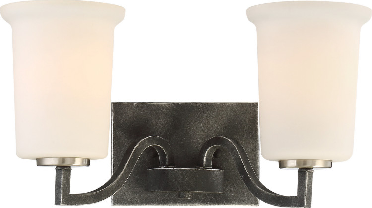 Nuvo Lighting - 60-6372 - Two Light Vanity - Chester - Iron Black