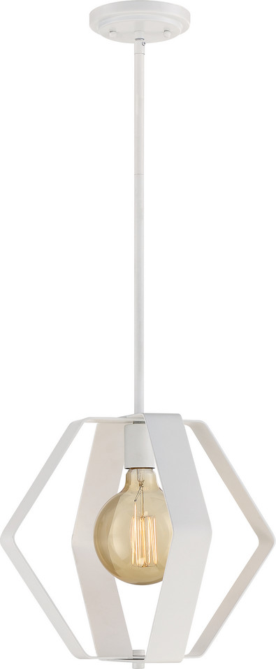 Nuvo Lighting - 60-6396 - One Light Pendant - Zen - White