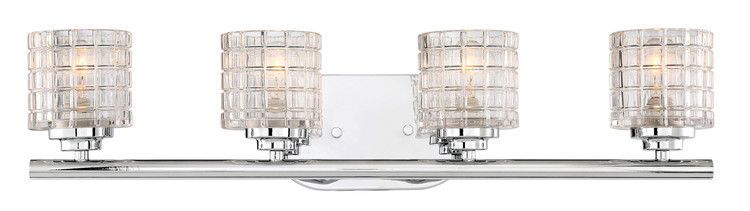 Nuvo Lighting - 60-6444 - Four Light Vanity - Votive - Polished Nickel