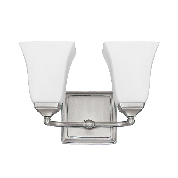 Capital Lighting - 8452BN-119 - Two Light Vanity - Cade - Brushed Nickel