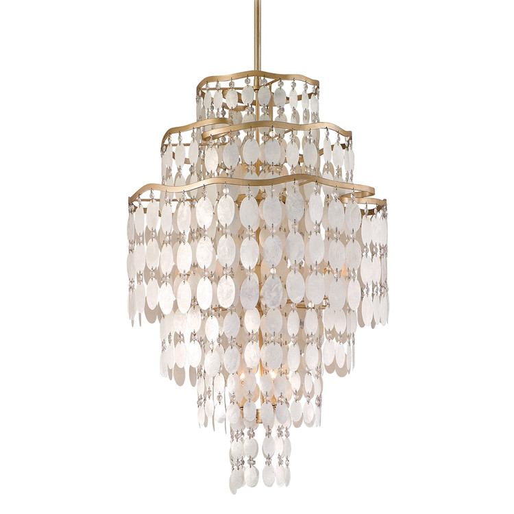 Corbett Lighting - 109-712-CPL - 12 Light Chandelier - Dolce - Champagne Leaf