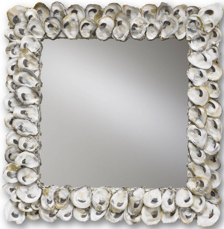 Currey and Company - 1348 - Mirror - Oyster Shell - Natural