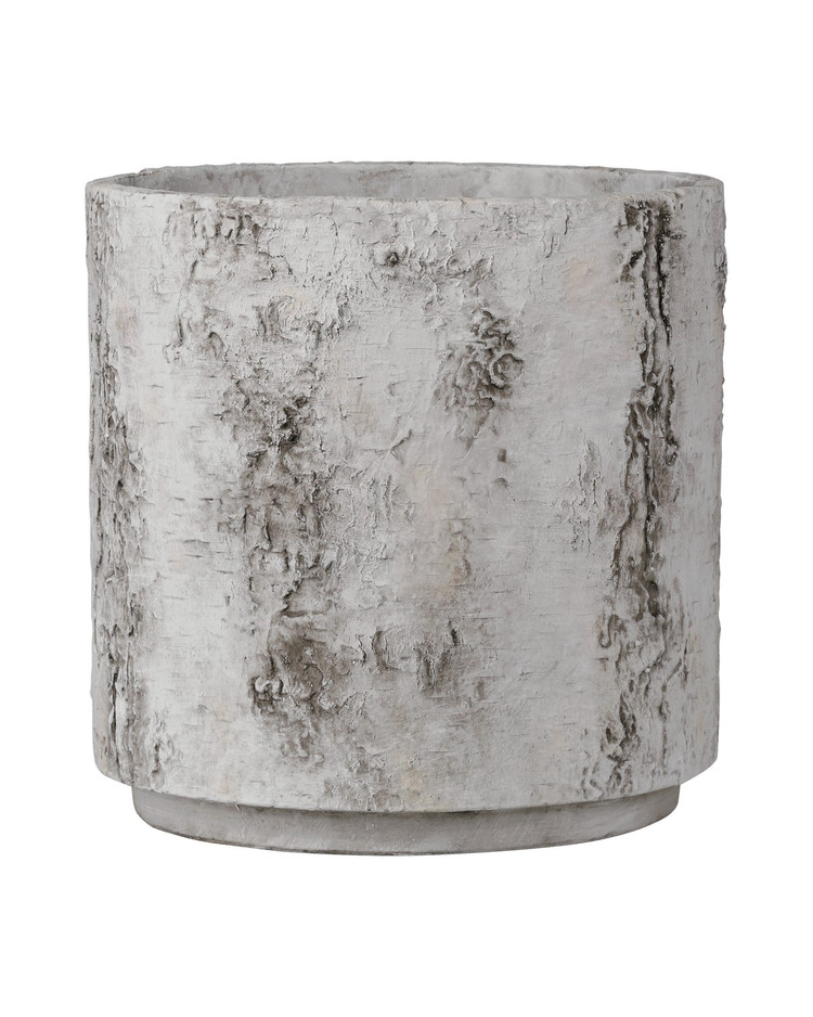 Currey and Company - 2200-0054 - Planter - Faux Birch - Black/Beige/Pale Gray