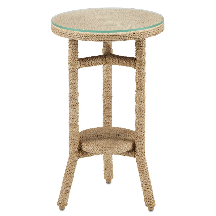 Currey and Company - 3000-0214 - Drinks Table - Limay - Natural/Clear