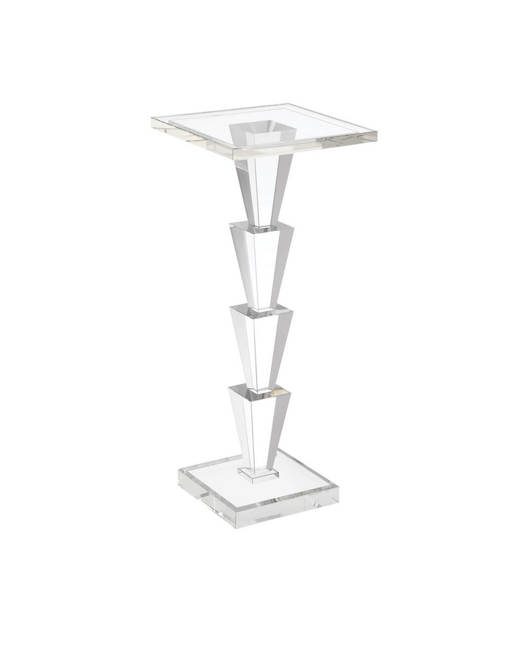 Currey and Company - 3000-0319 - Drinks Table - Tiana - Clear
