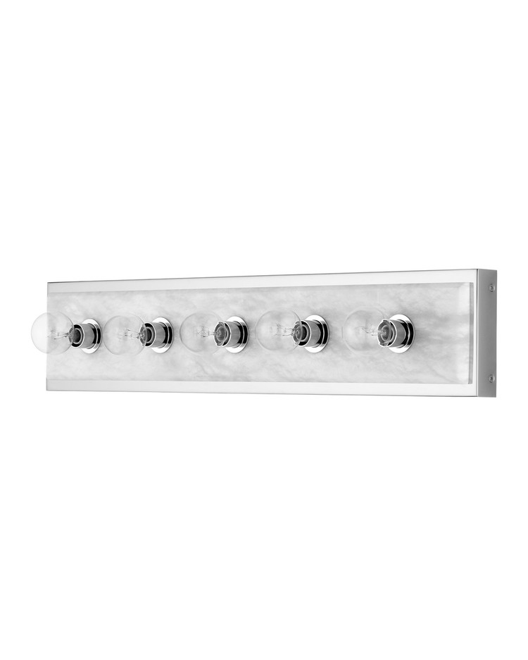 Currey and Company - 5800-0057 - Five Light Wall Sconce - Berdine - Natural/Polished Nickel
