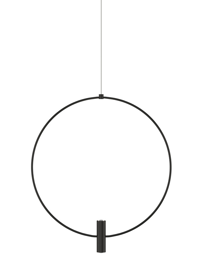 Visual Comfort Modern - 700FJLAY18B-LED930 - LED Pendant - Layla - Nightshade Black