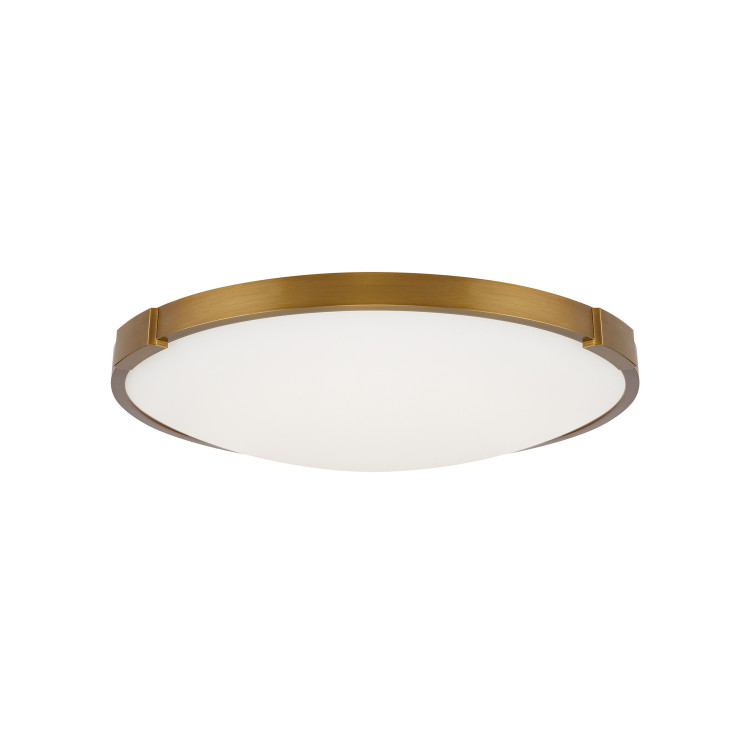 Visual Comfort Modern - 700FMLNC13A-LED927 - LED Flush Mount - Lance - Aged Brass