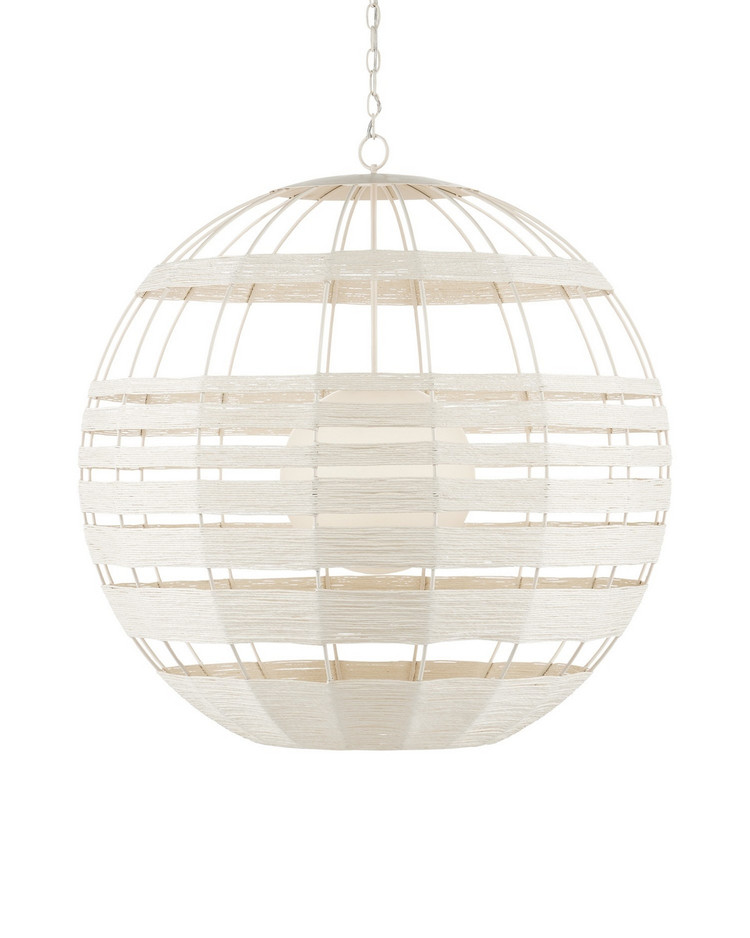 Currey and Company - 9000-0835 - One Light Chandelier - Lapsley - Vanilla/White