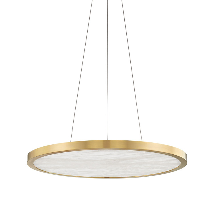 Hudson Valley - 6324-AGB - LED Chandelier - Eastport - Aged Brass