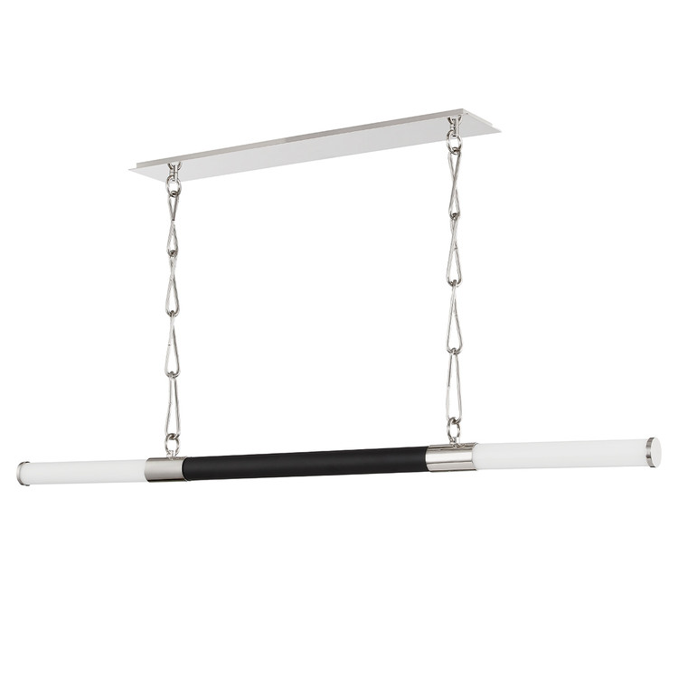 Hudson Valley - 7062-PN/BK - LED Island Pendant - Huntington - Polished Nickel