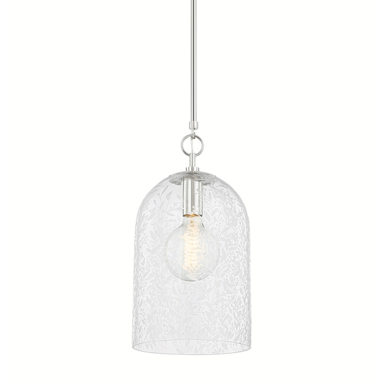 Hudson Valley - 7510-PN - One Light Pendant - Belleville - Polished Nickel