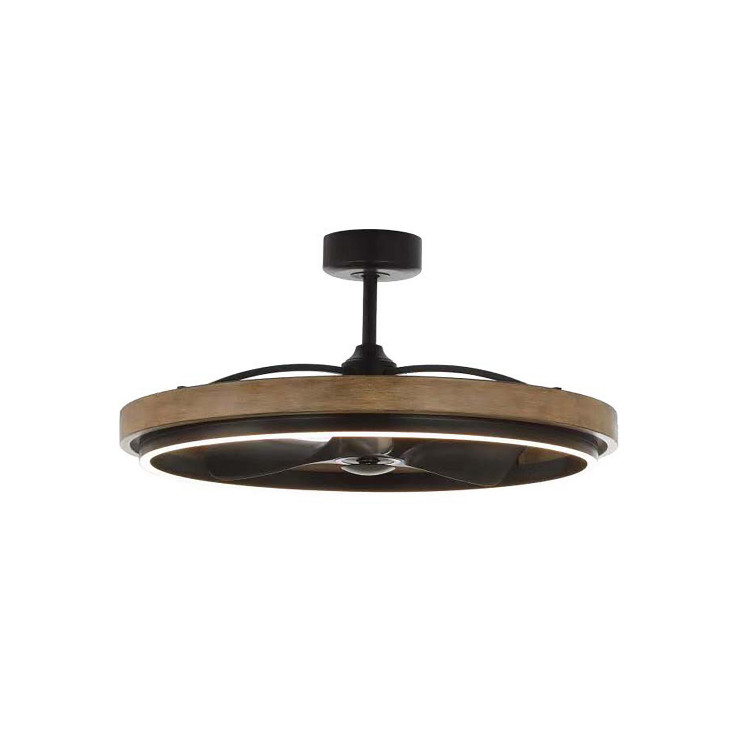 Maxim - 63002DWBK - LED Fandelight - Teton - Driftwood / Black
