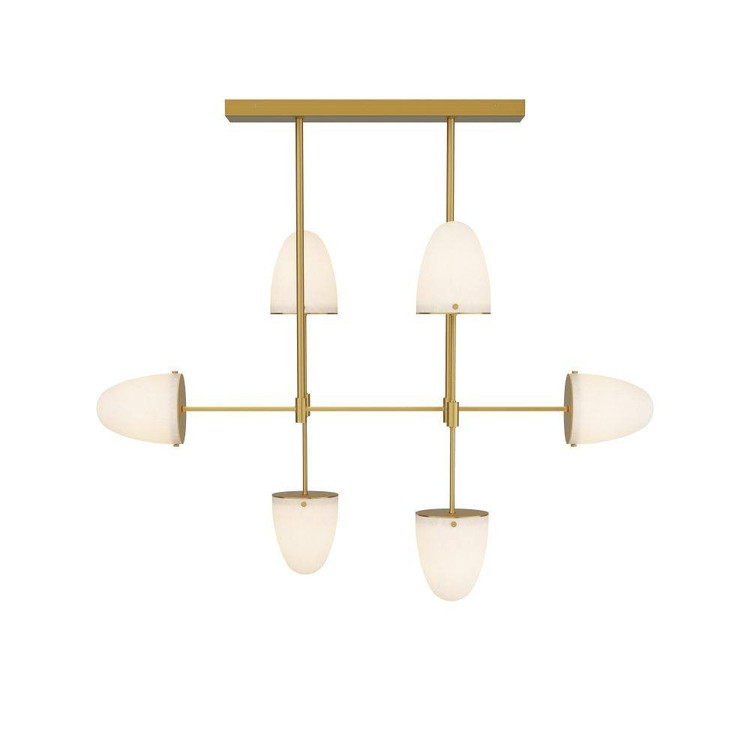 Arteriors - DRC06 - Chandelier - Alazani - Antique Brass