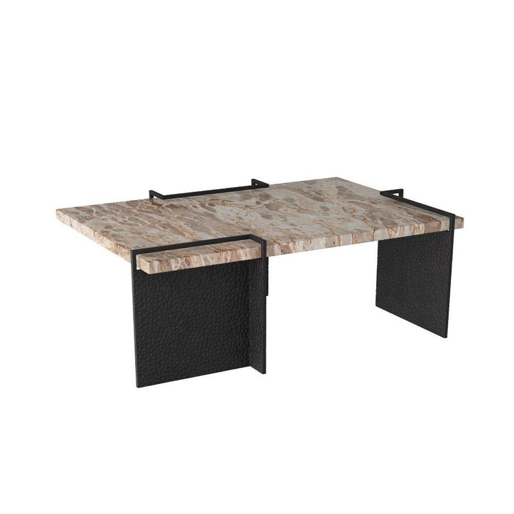 Arteriors - FCI09 - Cocktail Table - Boda - Blackened Iron