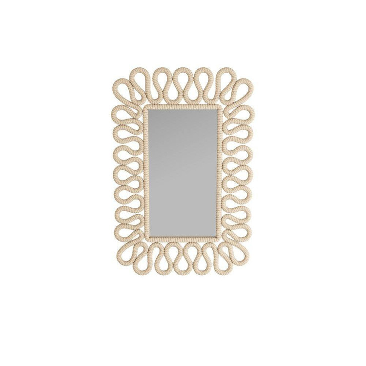 Arteriors - GKWMS01 - Mirror - Caracol - Ivory Cotton Rope