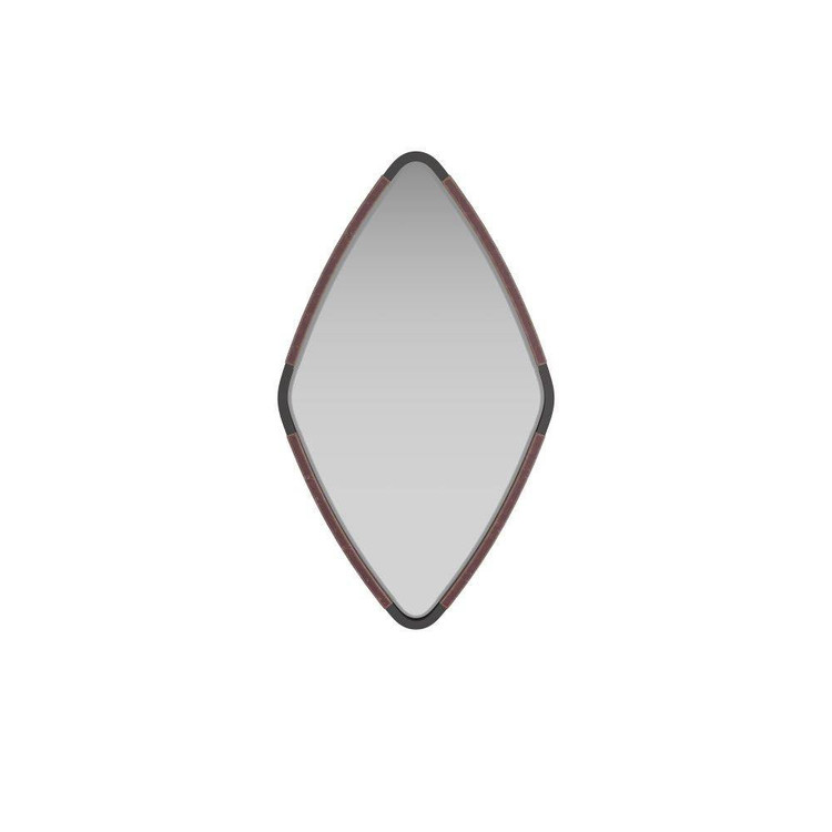 Arteriors - WMI23 - Mirror - Brielle - Ox Blood Leather