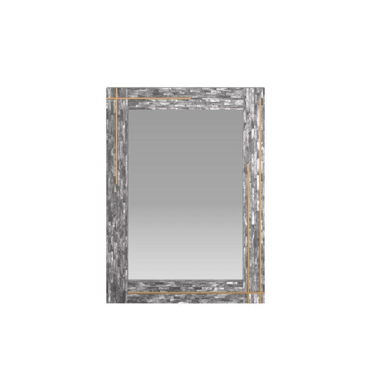 Arteriors - WMI33 - Mirror - Yvette - Gray Bone