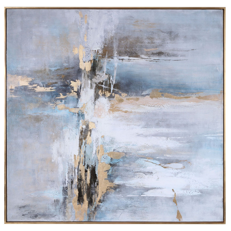 Uttermost - 51307 - Abstract Art - Road Less Traveled - Antique Gold Leaf