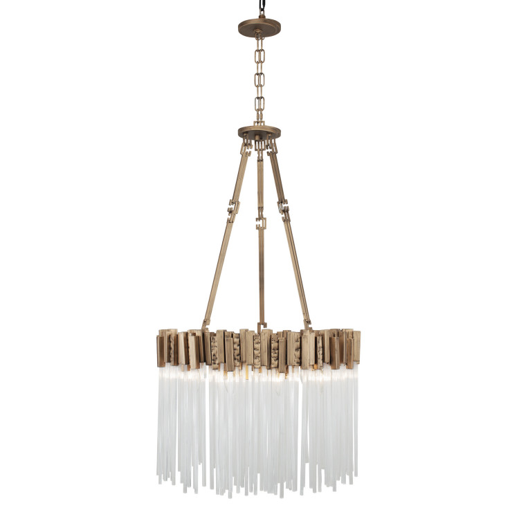Varaluz - 309P06HG - Six Light Pendant - Matrix - Havana Gold