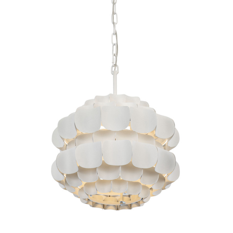 Varaluz - 382P01MW - One Light Pendant - Swoon - Matte White