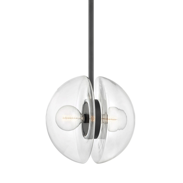 Hudson Valley - 9417-BBR - Two Light Pendant - Kert - Black Brass
