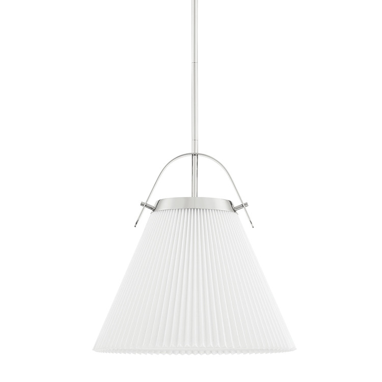 Hudson Valley - 9616-PN - One Light Pendant - Aldridge - Polished Nickel