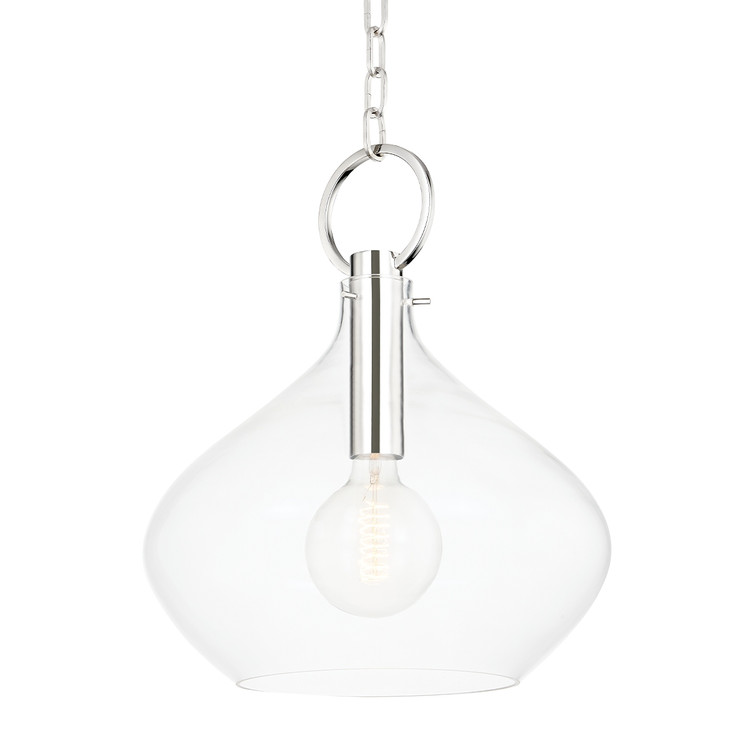Hudson Valley - BKO253-PN - One Light Pendant - Lina - Polished Nickel