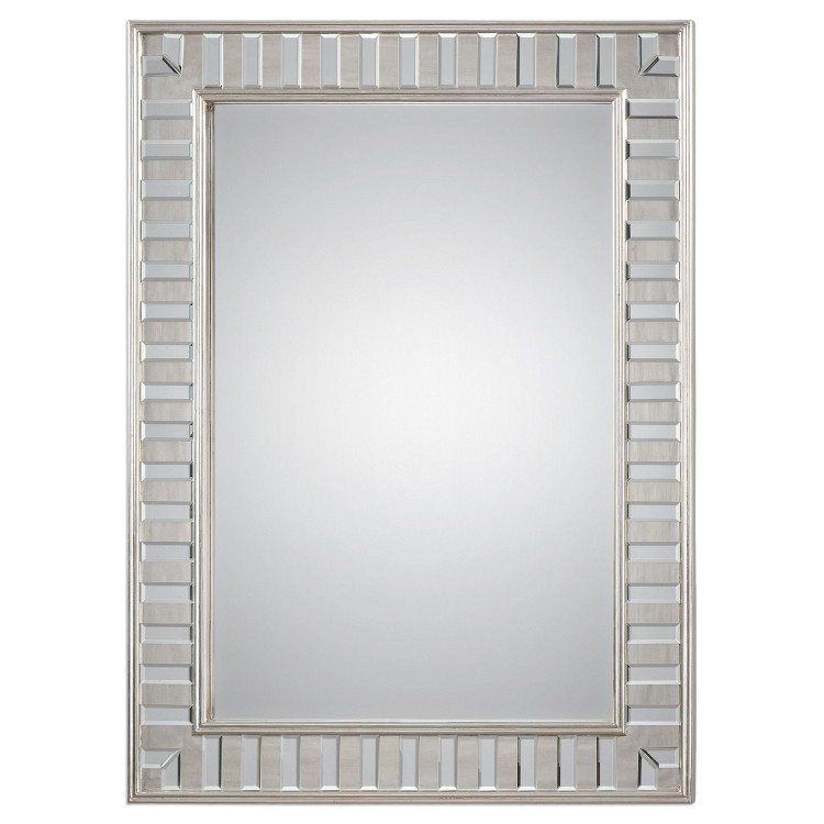 Uttermost - 09046 - Mirror - Lanester - Antiqued Silver Leaf