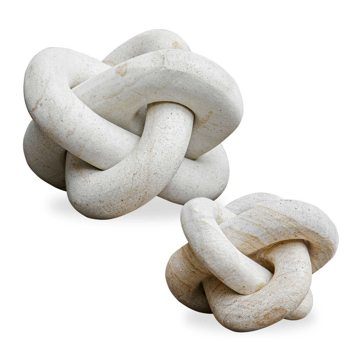 Uttermost - 17127 - Sculptures Set/2 - Limestone Link - Natural