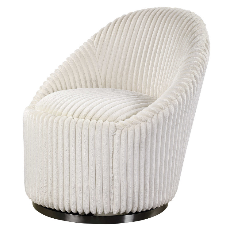 Uttermost - 23578 - Chair - Crue - Stainless Steel