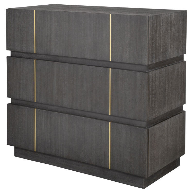 Uttermost - 24286 - Accent Chest - Between The Lines - Dark Walnut