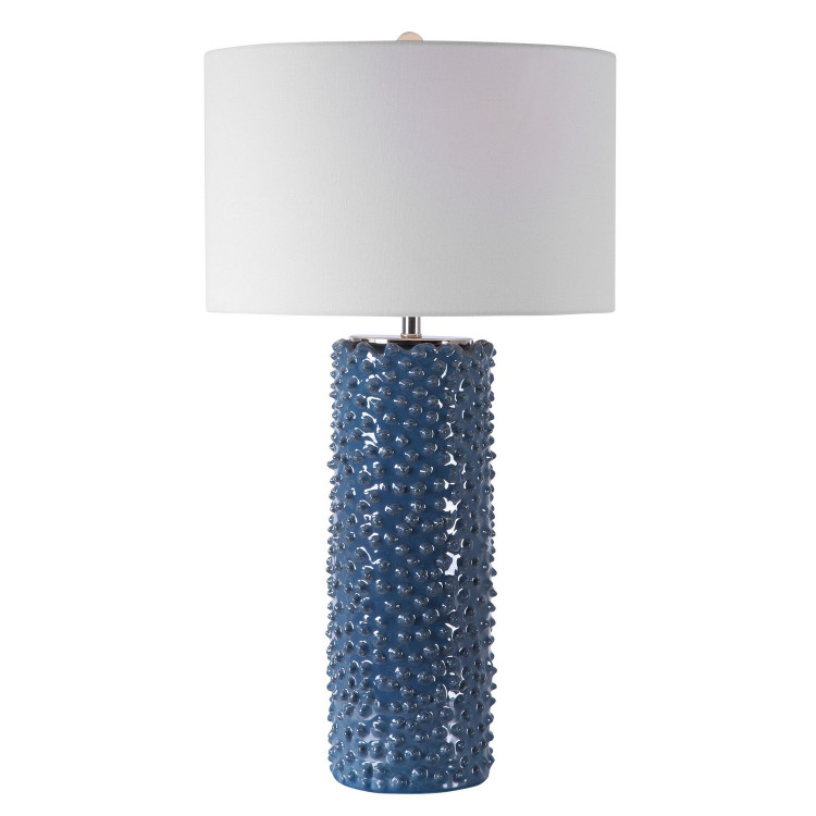 Uttermost - 28285 - One Light Table Lamp - Ciji - Brushed Nickel