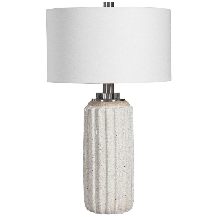 Uttermost - 28431 - One Light Table Lamp - Azariah - Brushed Nickel