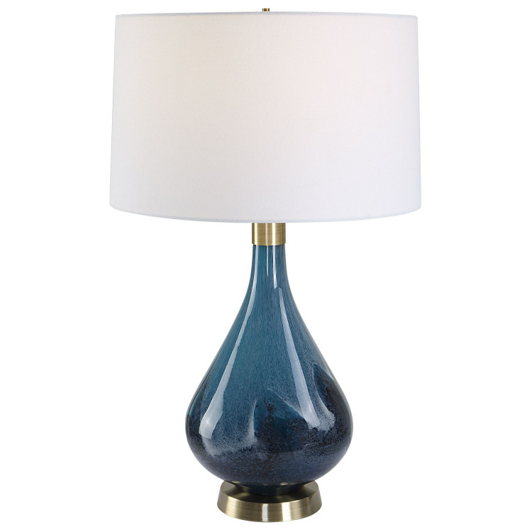 Uttermost - 30098 - One Light Table Lamp - Riviera - Antique Brass