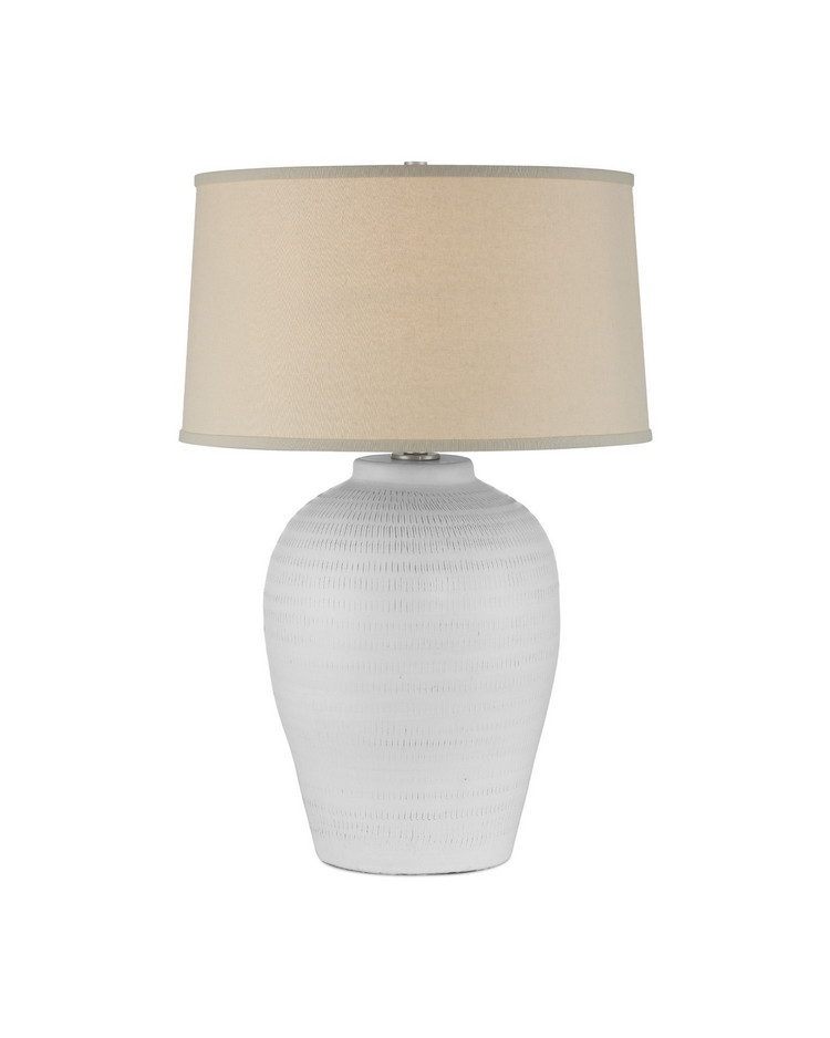 Currey and Company - 6000-1030 - One Light Table Lamp - Dashwell - White