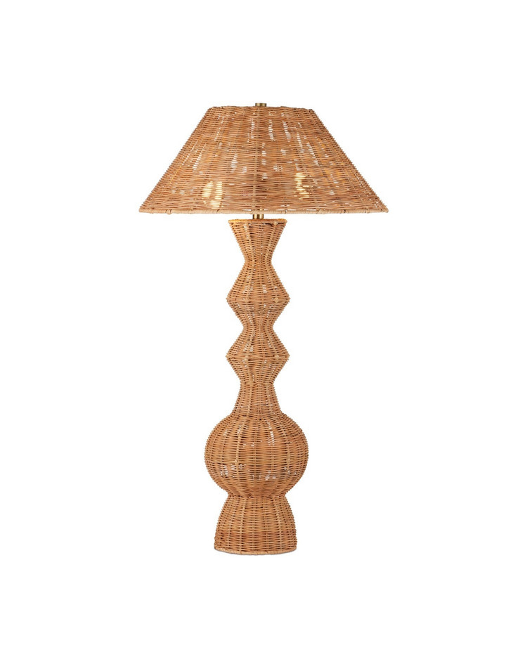 Currey and Company - 6000-1051 - Two Light Table Lamp - Nirvana - Natural