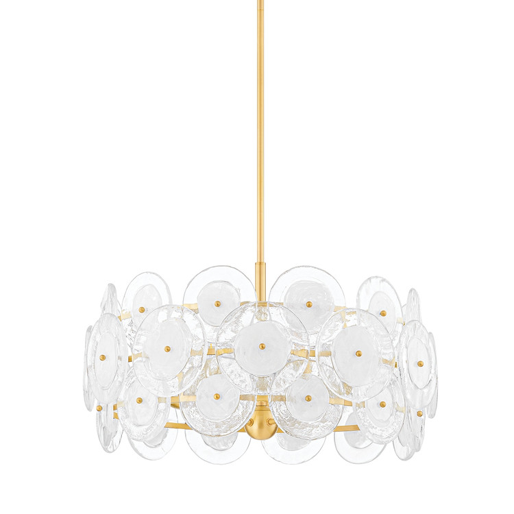 Mitzi - H810705-AGB - Five Light Chandelier - Zoella - Aged Brass