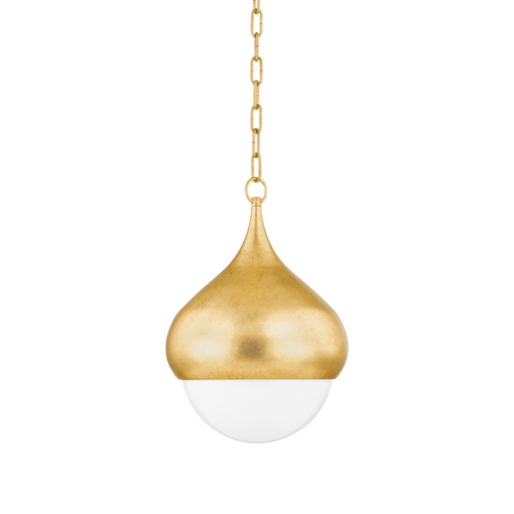 Mitzi - H850701-VGL - One Light Pendant - Luciel - Vintage Gold Leaf
