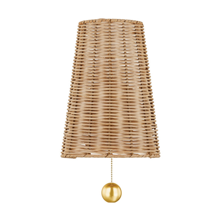 Mitzi - H857101-AGB - One Light Wall Sconce - Naida - Aged Brass