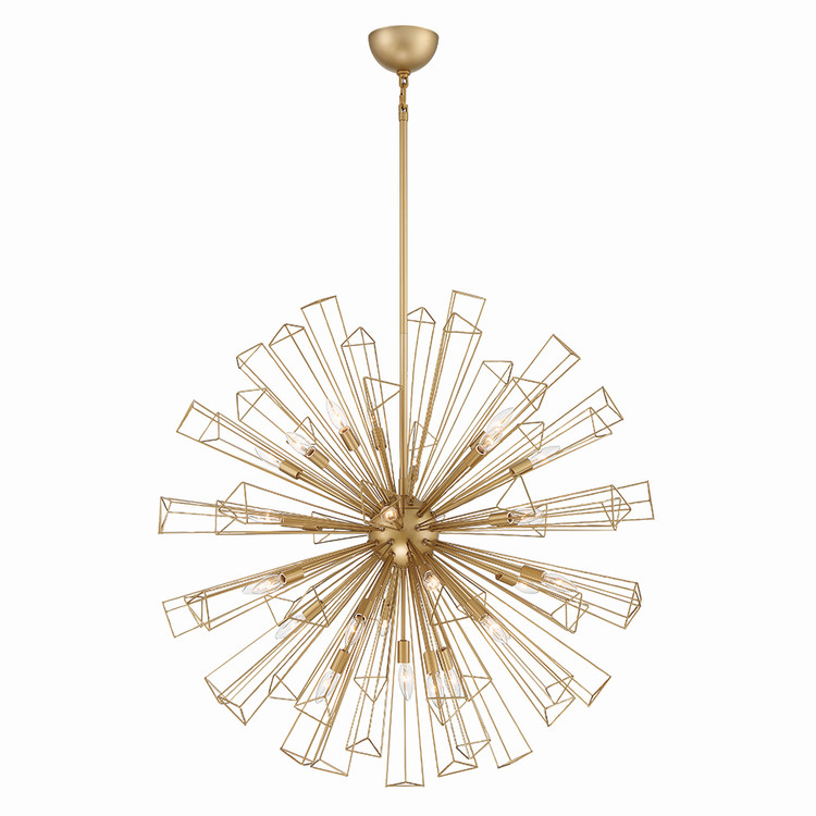 Eurofase - 43864-024 - 29 Light Chandelier - Dendelio - Matte Gold