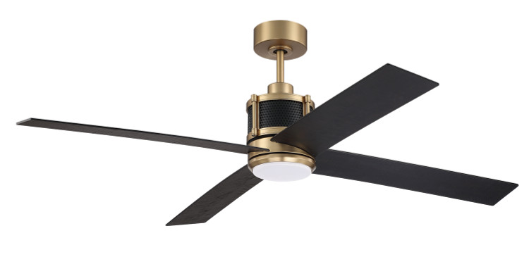 Craftmade - GRG56SBFB4-NWF - 56 Ceiling Fan - Gregory 56 Indoor Ceiling Fan with no Wifi - Satin Brass